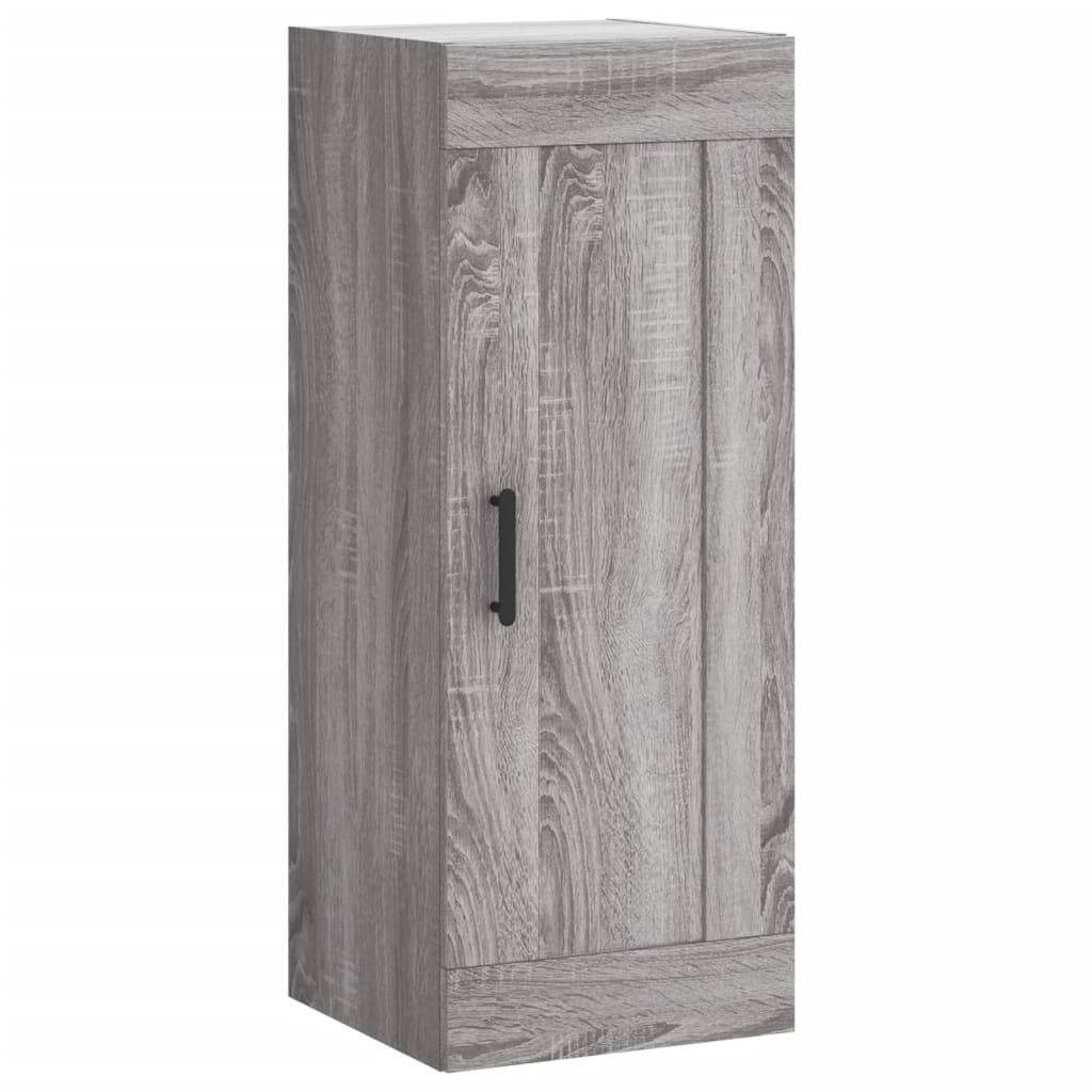 Image Buffet haut Sonoma gris 34,5x34x180 cm Bois d'ingénierie | Xios Store SNC vidaXL Xios Store SNC