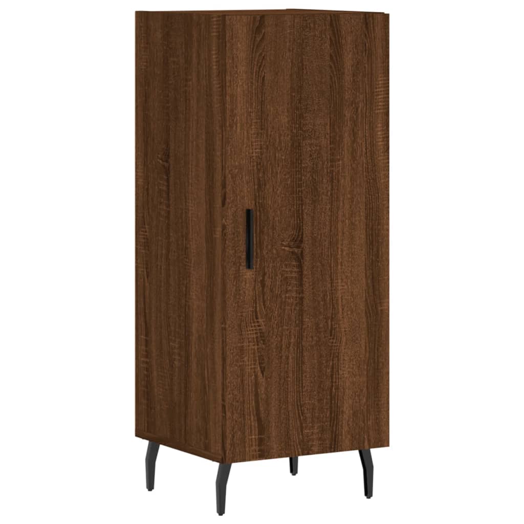 Image Buffet haut Chêne marron 34,5x34x180 cm Bois d'ingénierie | Xios Store SNC vidaXL Xios Store SNC