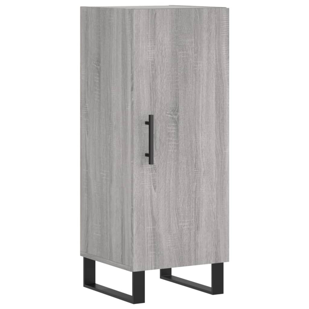 Image Buffet haut Sonoma gris 34,5x34x180 cm Bois d'ingénierie | Xios Store SNC vidaXL Xios Store SNC