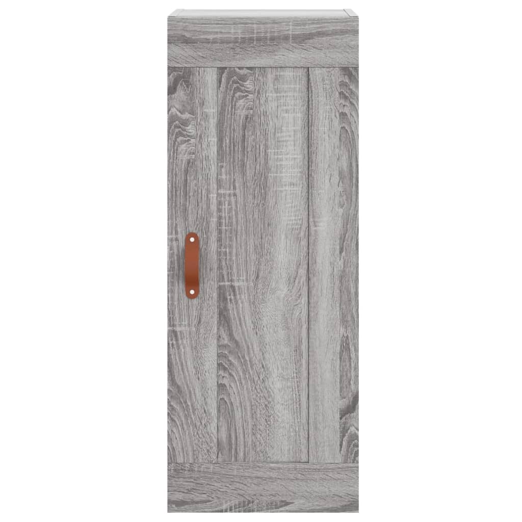 Buffet haut Sonoma gris 34,5x34x180 cm Bois d'ingénierie, Xios Store SNC