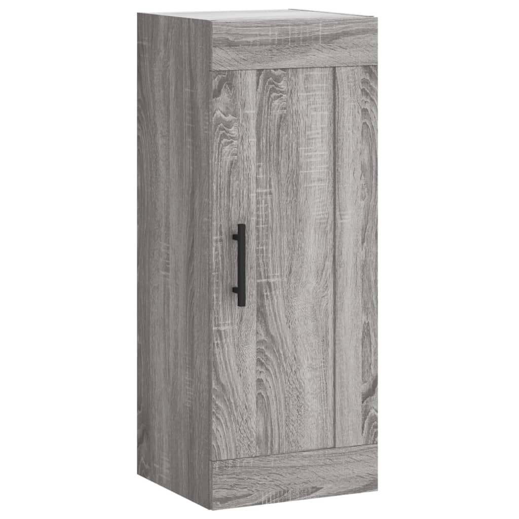 Image Buffet haut Sonoma gris 34,5x34x180 cm Bois d'ingénierie | Xios Store SNC vidaXL Xios Store SNC