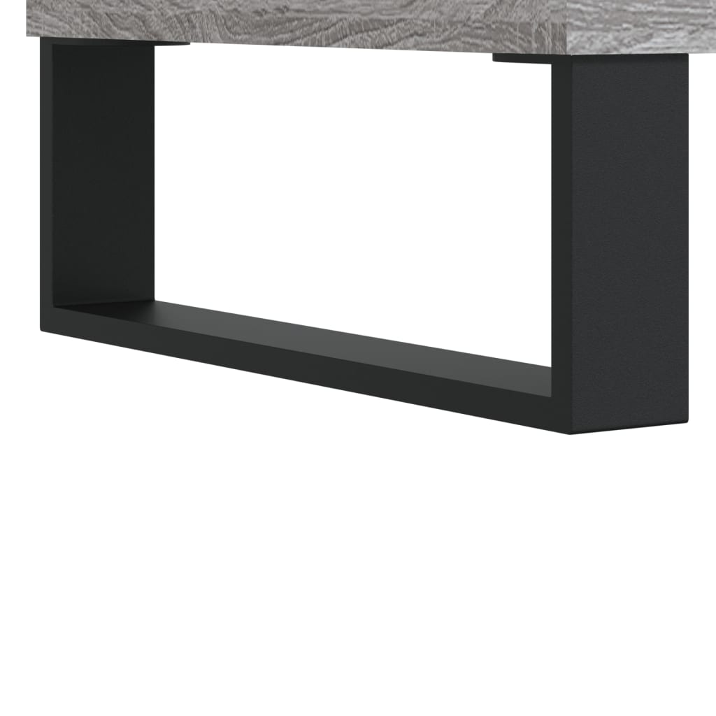 Image Buffet haut Sonoma gris 34,5x34x180 cm Bois d'ingénierie | Xios Store SNC vidaXL Xios Store SNC