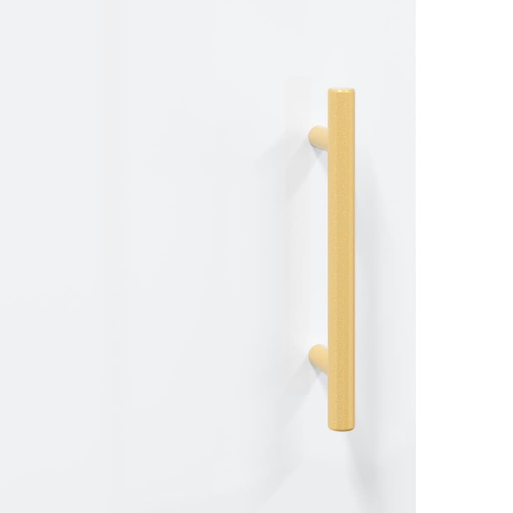 Image Buffet haut Blanc brillant 34,5x34x180 cm Bois d'ingénierie | Xios Store SNC vidaXL Xios Store SNC