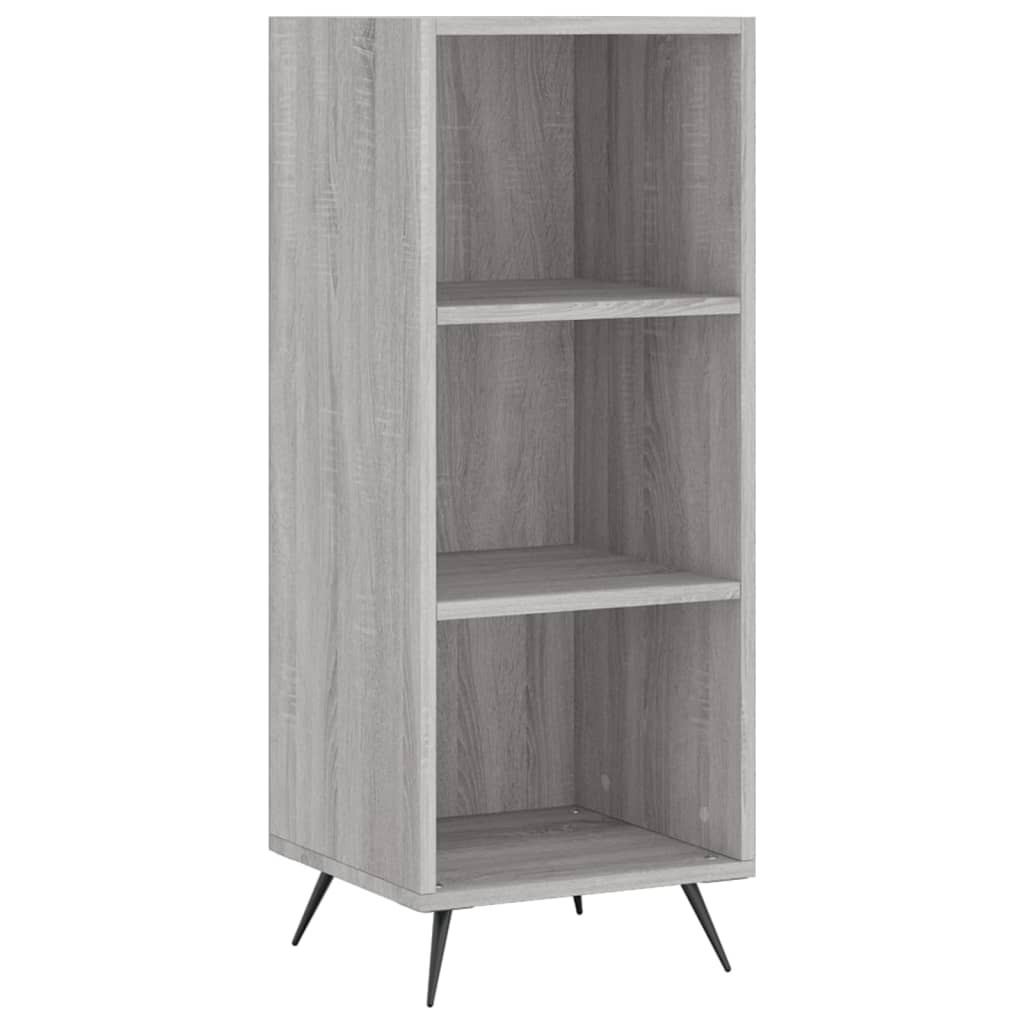 Image Buffet haut Sonoma gris 34,5x34x180 cm Bois d'ingénierie | Xios Store SNC vidaXL Xios Store SNC