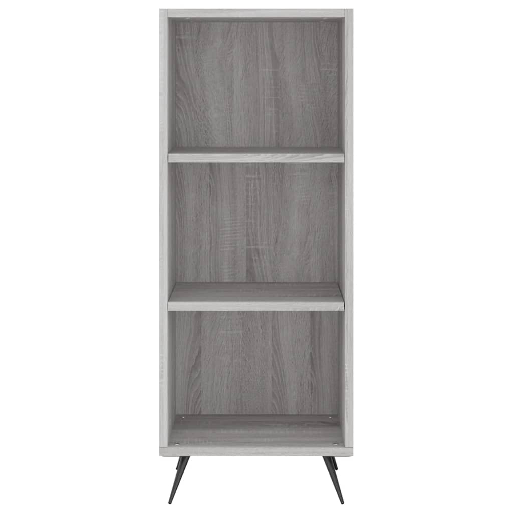 Image Buffet haut Sonoma gris 34,5x34x180 cm Bois d'ingénierie | Xios Store SNC vidaXL Xios Store SNC