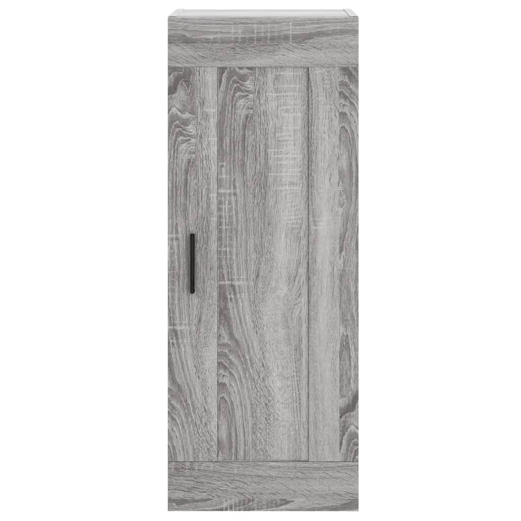 Image Buffet haut Sonoma gris 34,5x34x180 cm Bois d'ingénierie | Xios Store SNC vidaXL Xios Store SNC