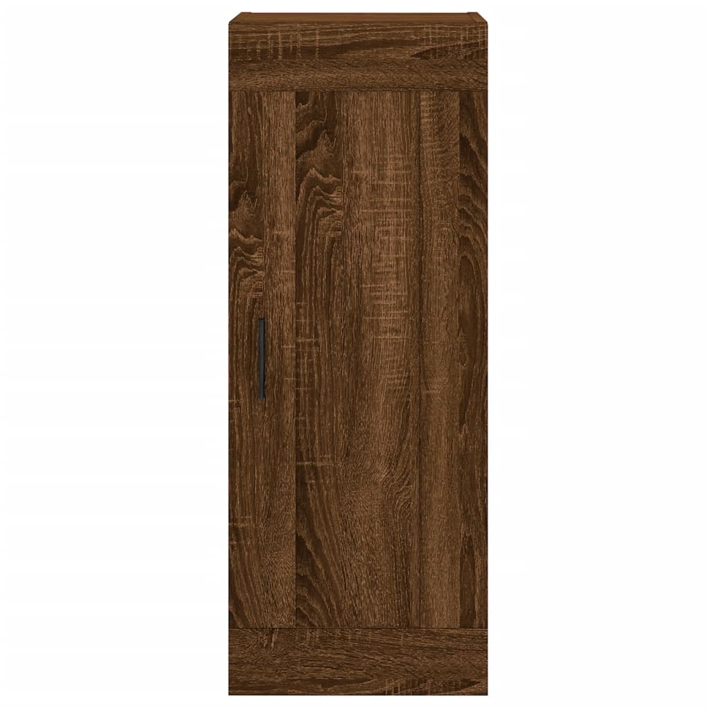 Image Buffet haut Chêne marron 34,5x34x180 cm Bois d'ingénierie | Xios Store SNC vidaXL Xios Store SNC