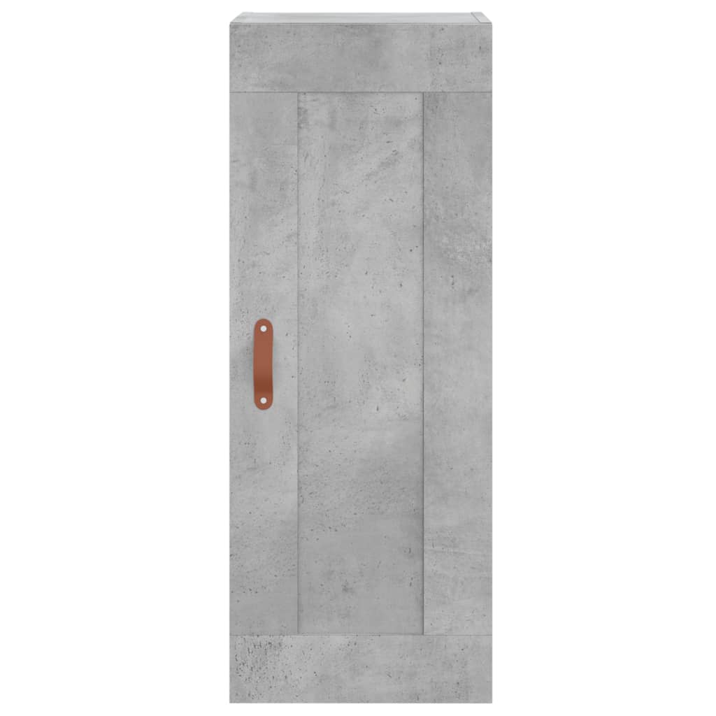 Image Buffet haut Gris béton 34,5x34x180 cm Bois d'ingénierie | Xios Store SNC vidaXL Xios Store SNC