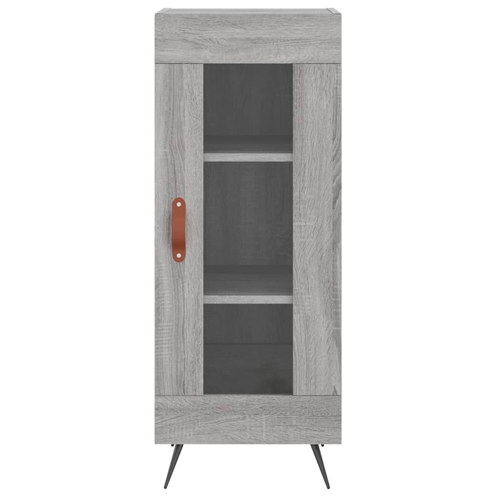 Image Buffet haut Sonoma gris 34,5x34x180 cm Bois d'ingénierie | Xios Store SNC vidaXL Xios Store SNC