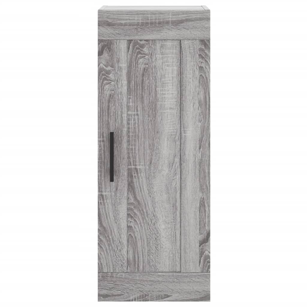 Image Buffet haut Sonoma gris 34,5x34x180 cm Bois d'ingénierie | Xios Store SNC vidaXL Xios Store SNC