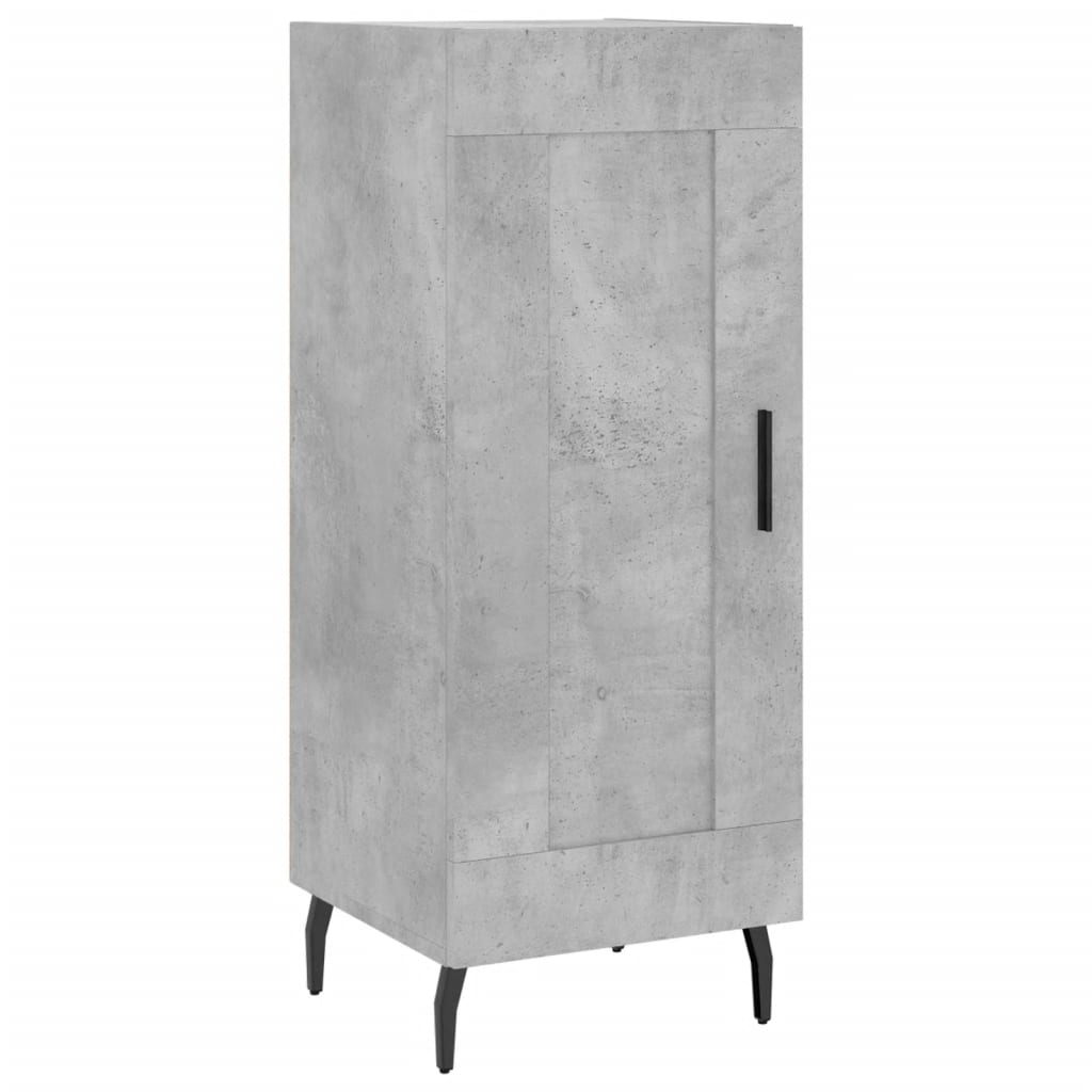 Image Buffet haut Gris béton 34,5x34x180 cm Bois d'ingénierie | Xios Store SNC vidaXL Xios Store SNC