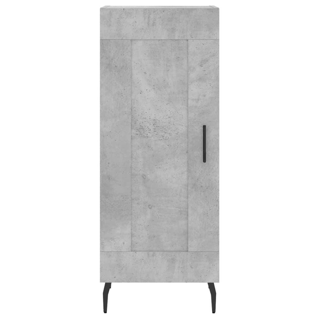 Image Buffet haut Gris béton 34,5x34x180 cm Bois d'ingénierie | Xios Store SNC vidaXL Xios Store SNC