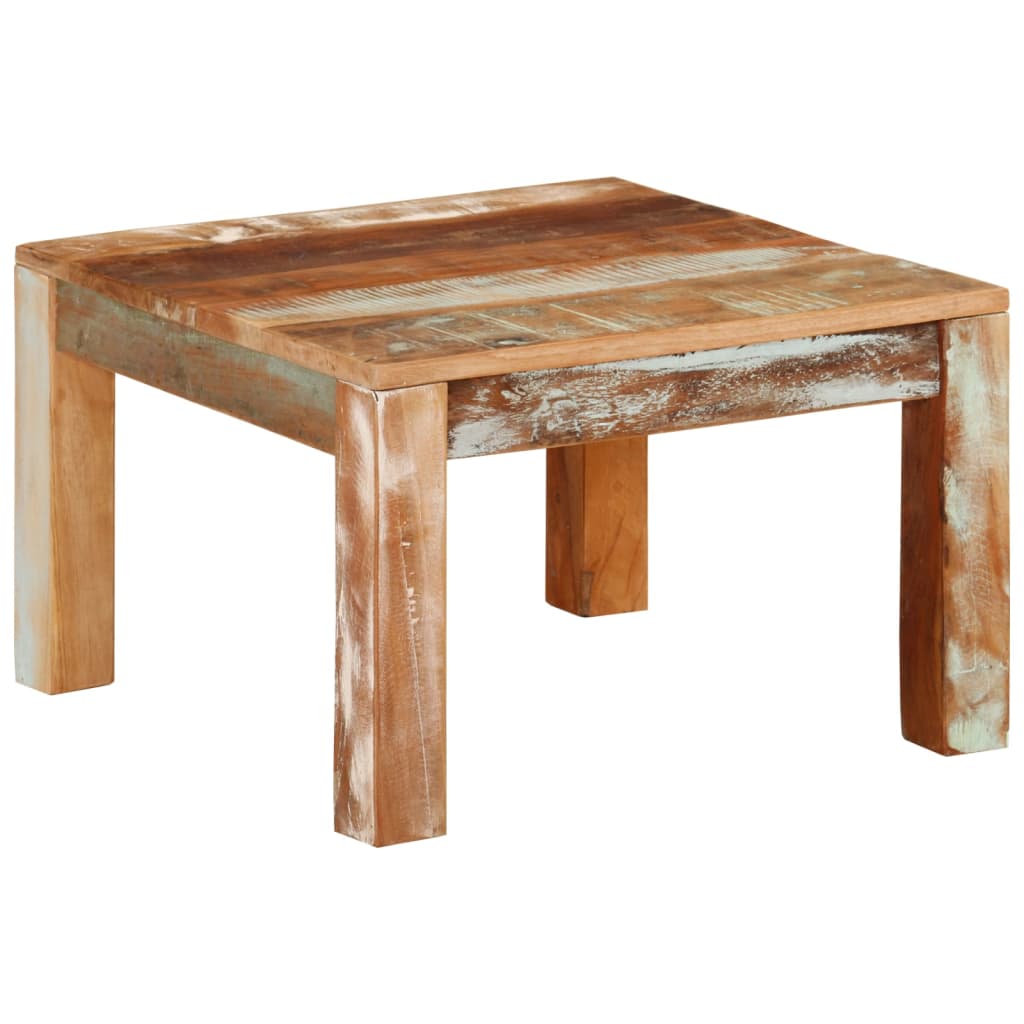 Table basse 55x55x35 cm Bois de récupération massif Tables basses vidaXL   