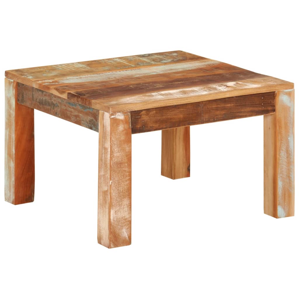 Table basse 55x55x35 cm Bois de récupération massif Tables basses vidaXL   