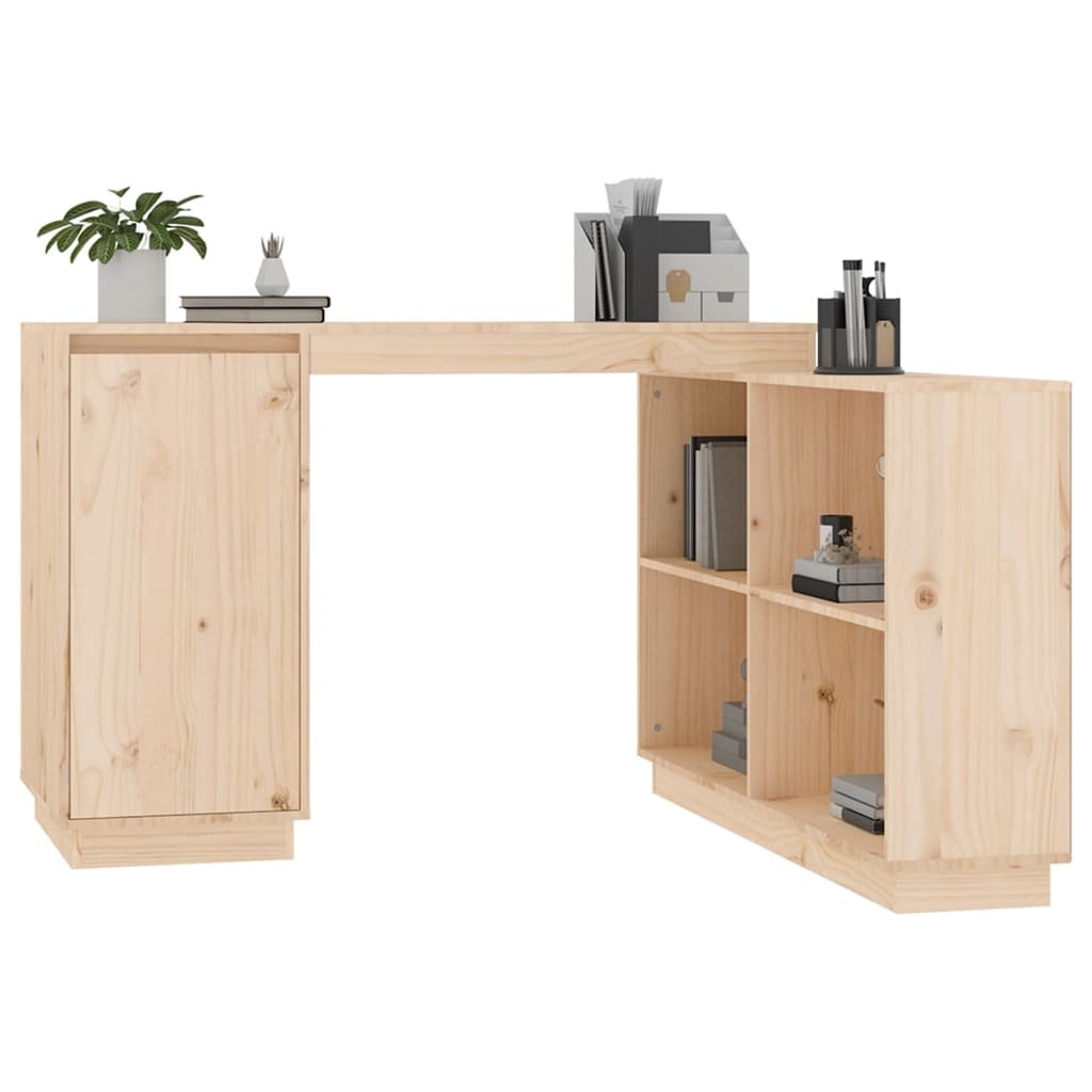 Bureau 110x50x75 cm Bois massif de pin Bureaux vidaXL   