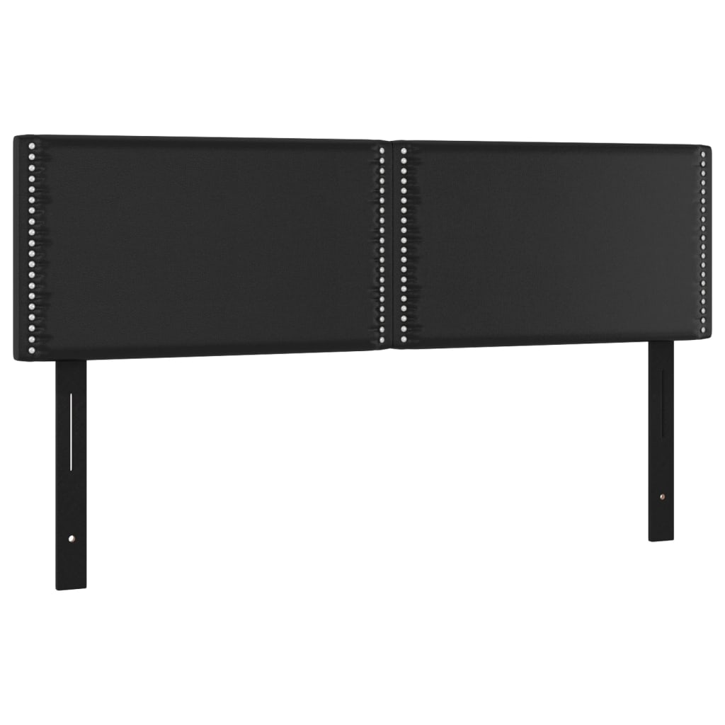 Têtes de lit 2 pcs noir 72x5x78/88 cm similicuir Têtes et pieds de lit vidaXL   