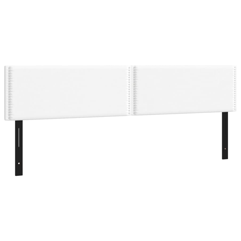 Têtes de lit 2 pcs blanc 90x5x78/88 cm similicuir Têtes et pieds de lit vidaXL   