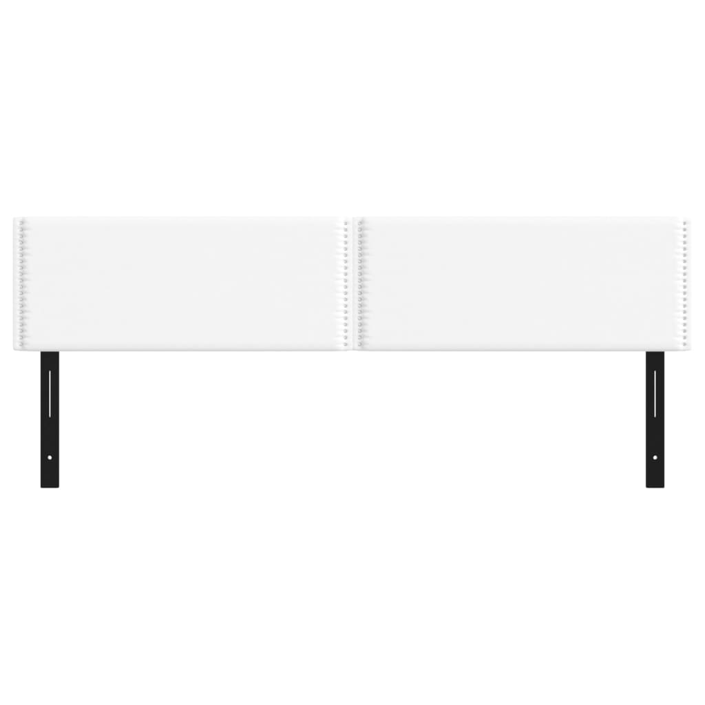 Têtes de lit 2 pcs blanc 90x5x78/88 cm similicuir Têtes et pieds de lit vidaXL   