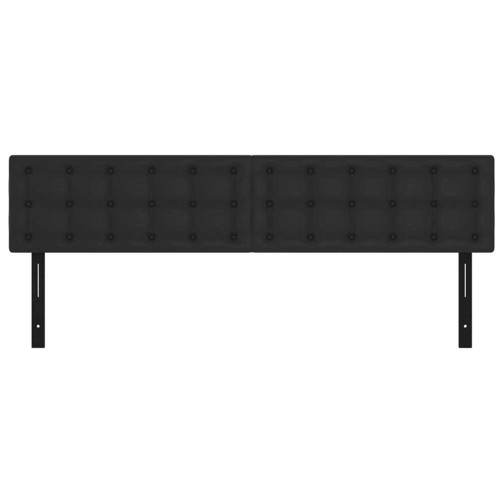 Têtes de lit 2 pcs noir 90x5x78/88 cm similicuir Têtes et pieds de lit vidaXL   