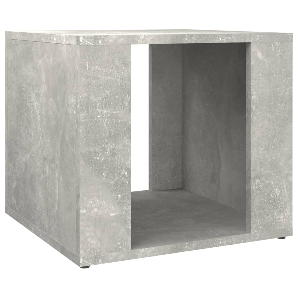 Table de chevet Gris béton 41x40x36 cm Bois d'ingénierie Tables de chevet vidaXL   