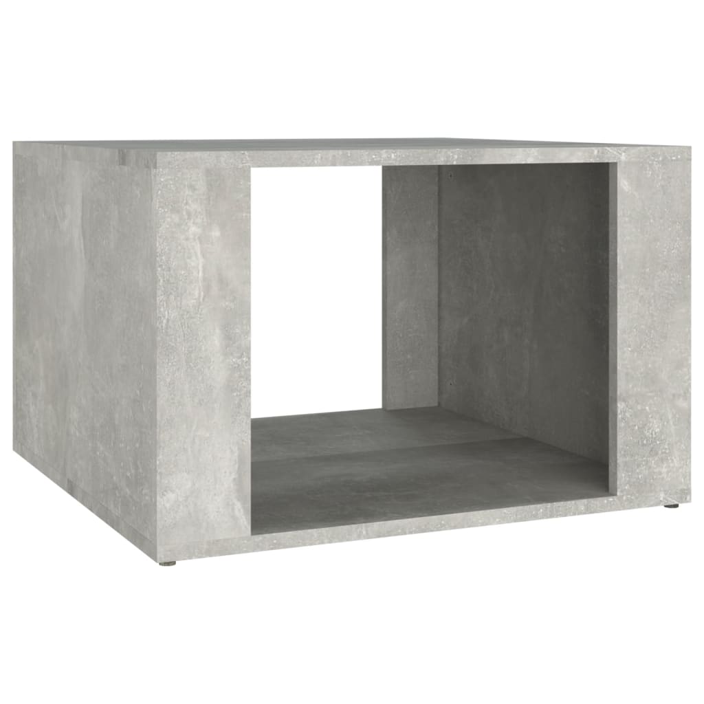 Table de chevet Gris béton 57x55x36 cm Bois d'ingénierie Tables de chevet vidaXL   