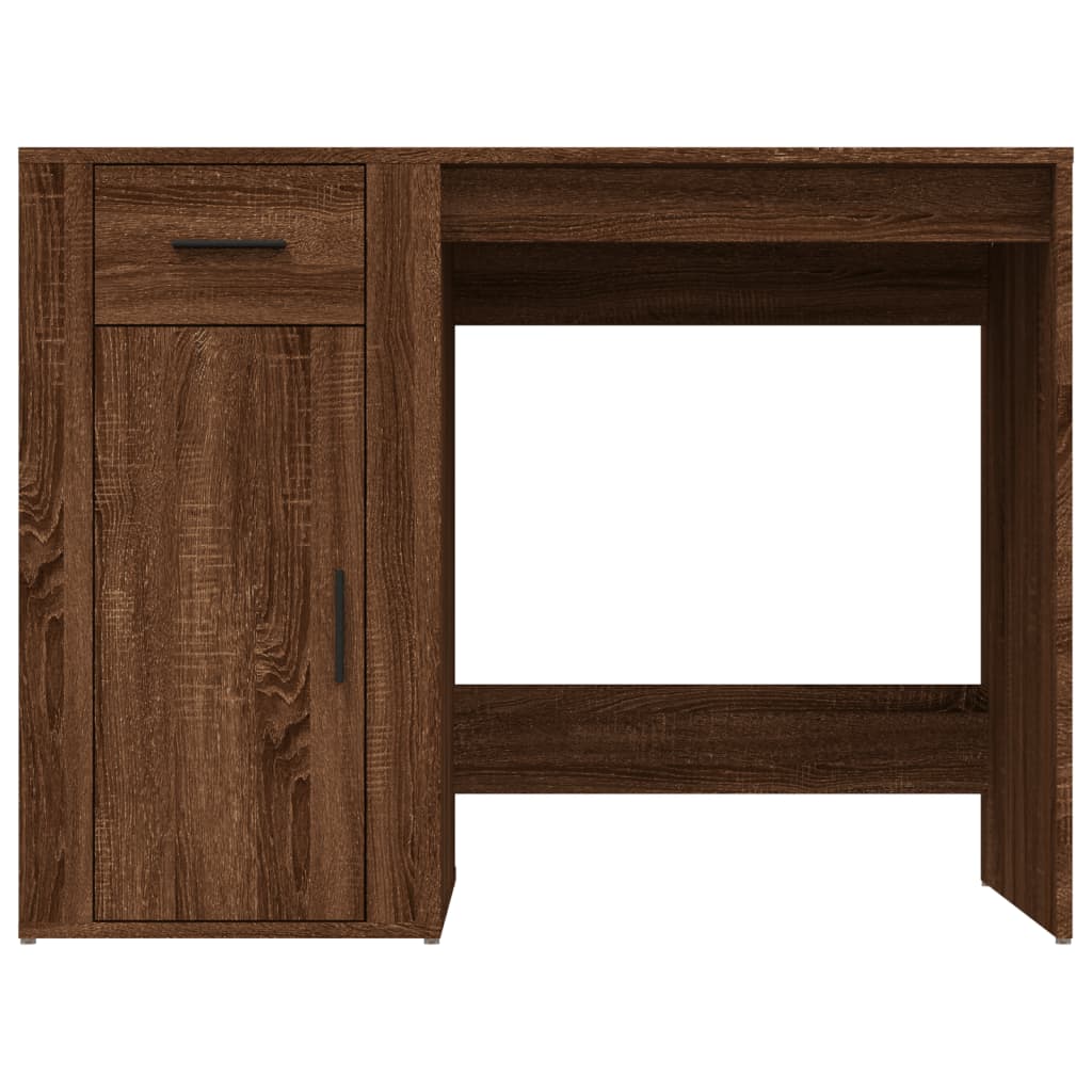 Bureau Chêne marron 100x49x75 cm Bois d'ingénierie Bureaux vidaXL