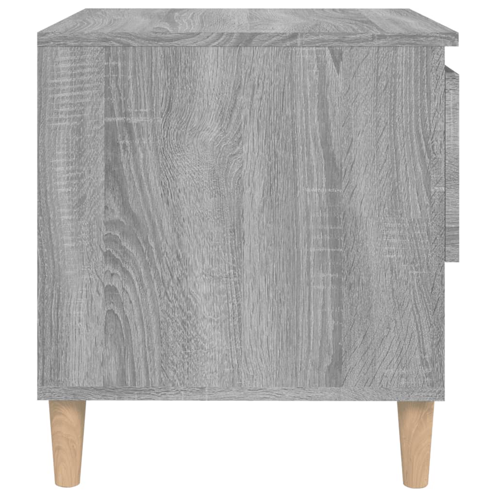 Table de chevet Sonoma gris 50x46x50 cm Bois d'ingénierie Tables de chevet vidaXL   