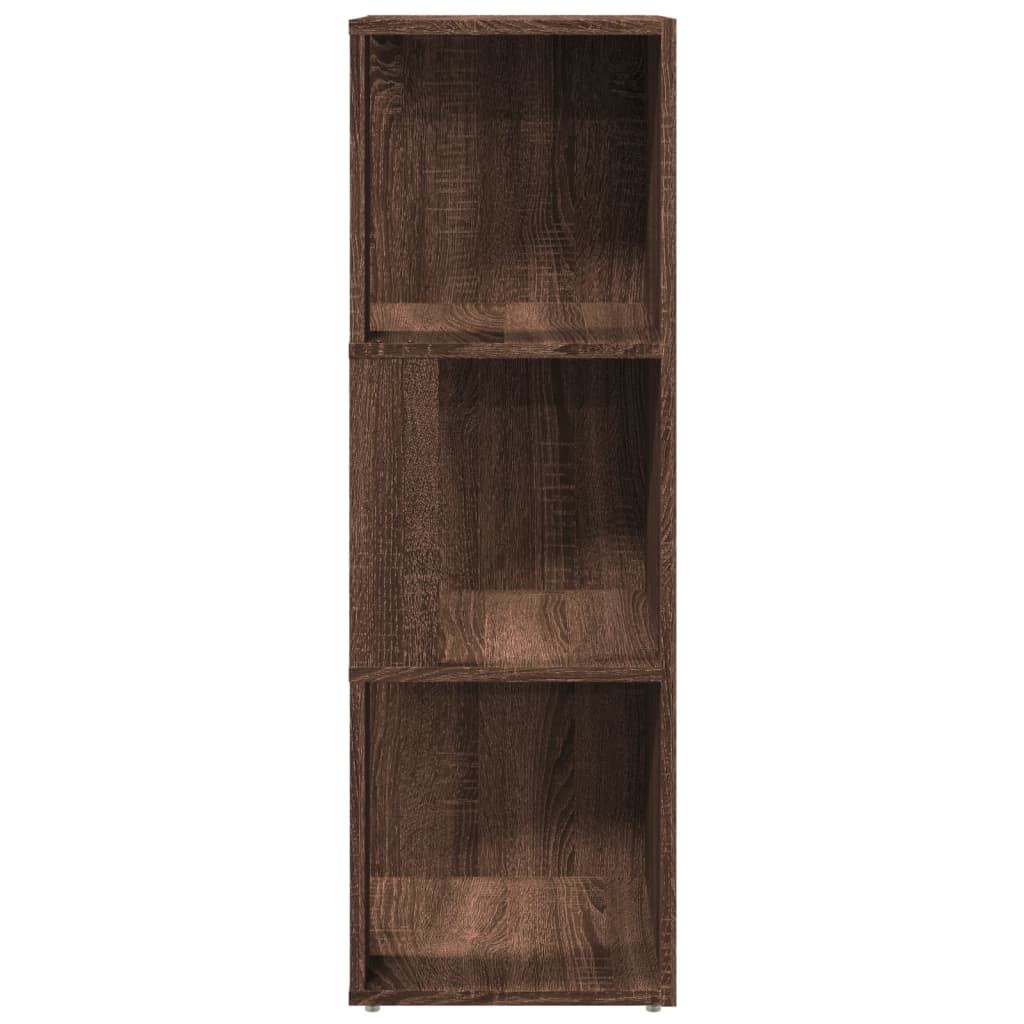 Armoire d'angle Chêne marron 33x33x100 cm Bois d'ingénierie Casiers & armoires de rangement vidaXL   