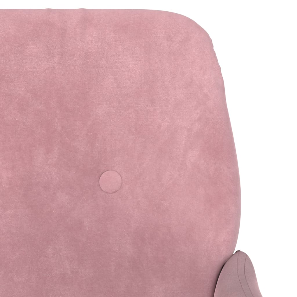 Fauteuil Rose 62x79x79 cm Velours Fauteuils vidaXL   