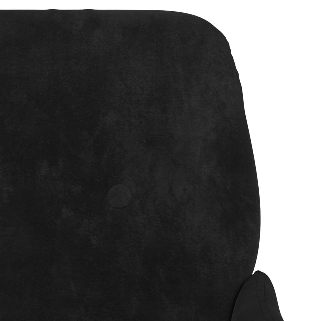 Fauteuil Noir 62x79x79 cm Velours Fauteuils vidaXL   