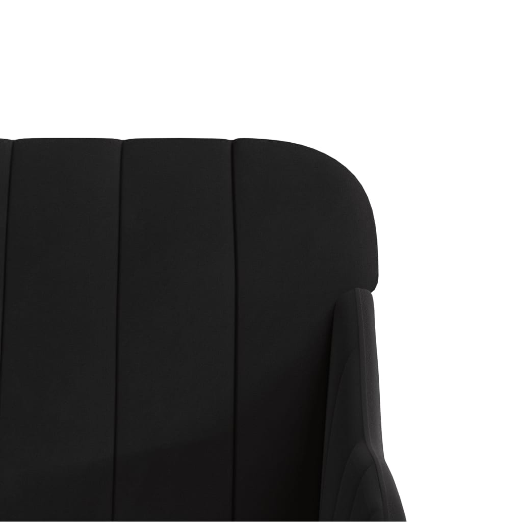 Fauteuil Noir 63x76x80 cm Velours Fauteuils vidaXL   