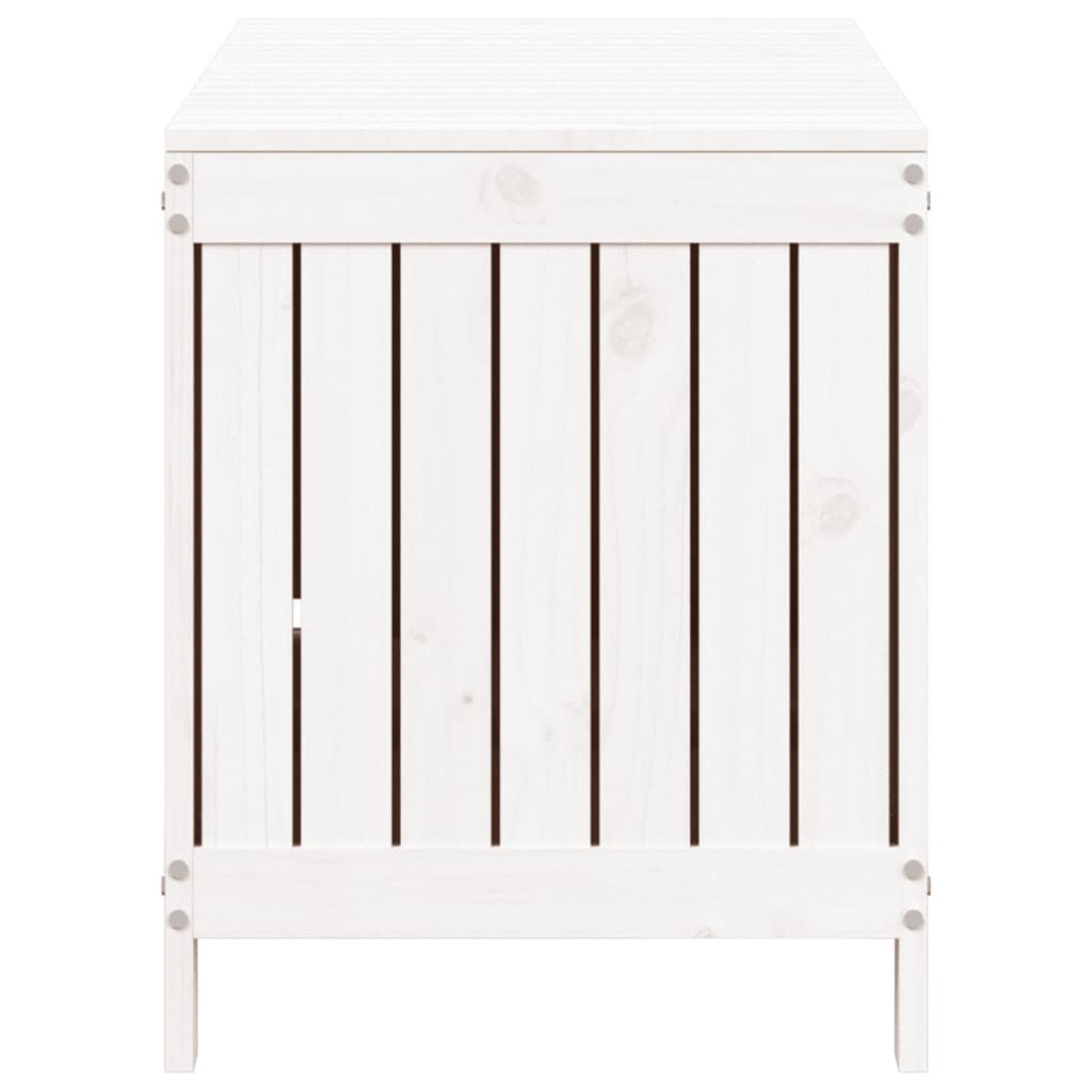 Boîte de rangement de jardin Blanc 115x49x60 cm Bois de pin Coffres de jardin vidaXL   