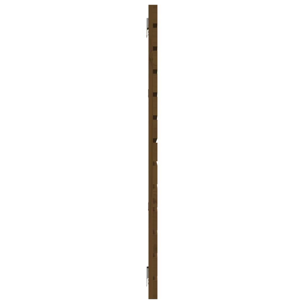 Tête de lit murale Marron miel 206x3x91,5 cm Bois massif de pin Têtes et pieds de lit vidaXL   