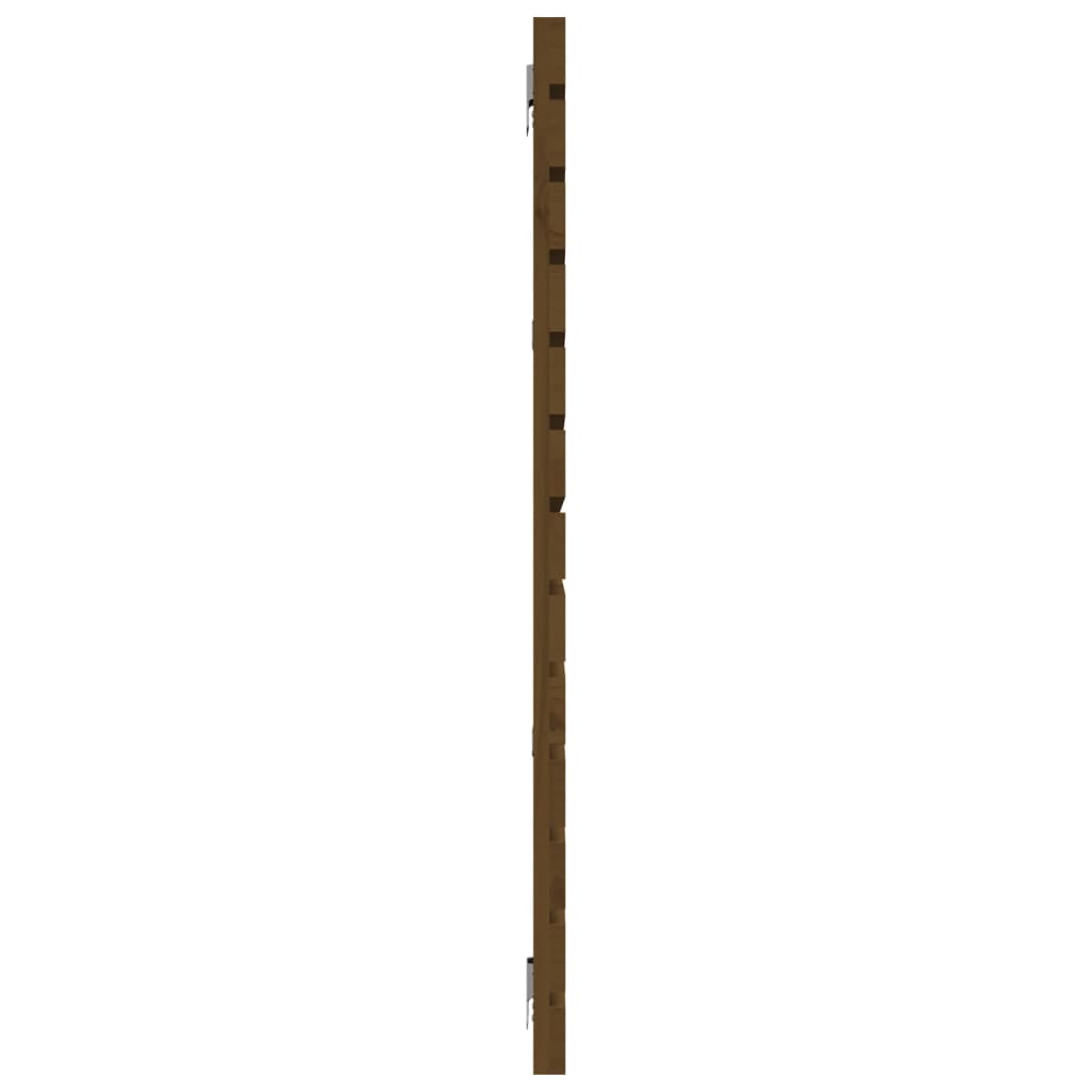 Tête de lit murale Marron miel 156x3x91,5 cm Bois massif de pin Têtes et pieds de lit vidaXL   