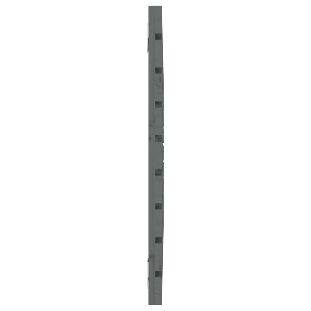 Tête de lit murale Gris 96x3x63 cm Bois massif de pin Têtes et pieds de lit vidaXL   