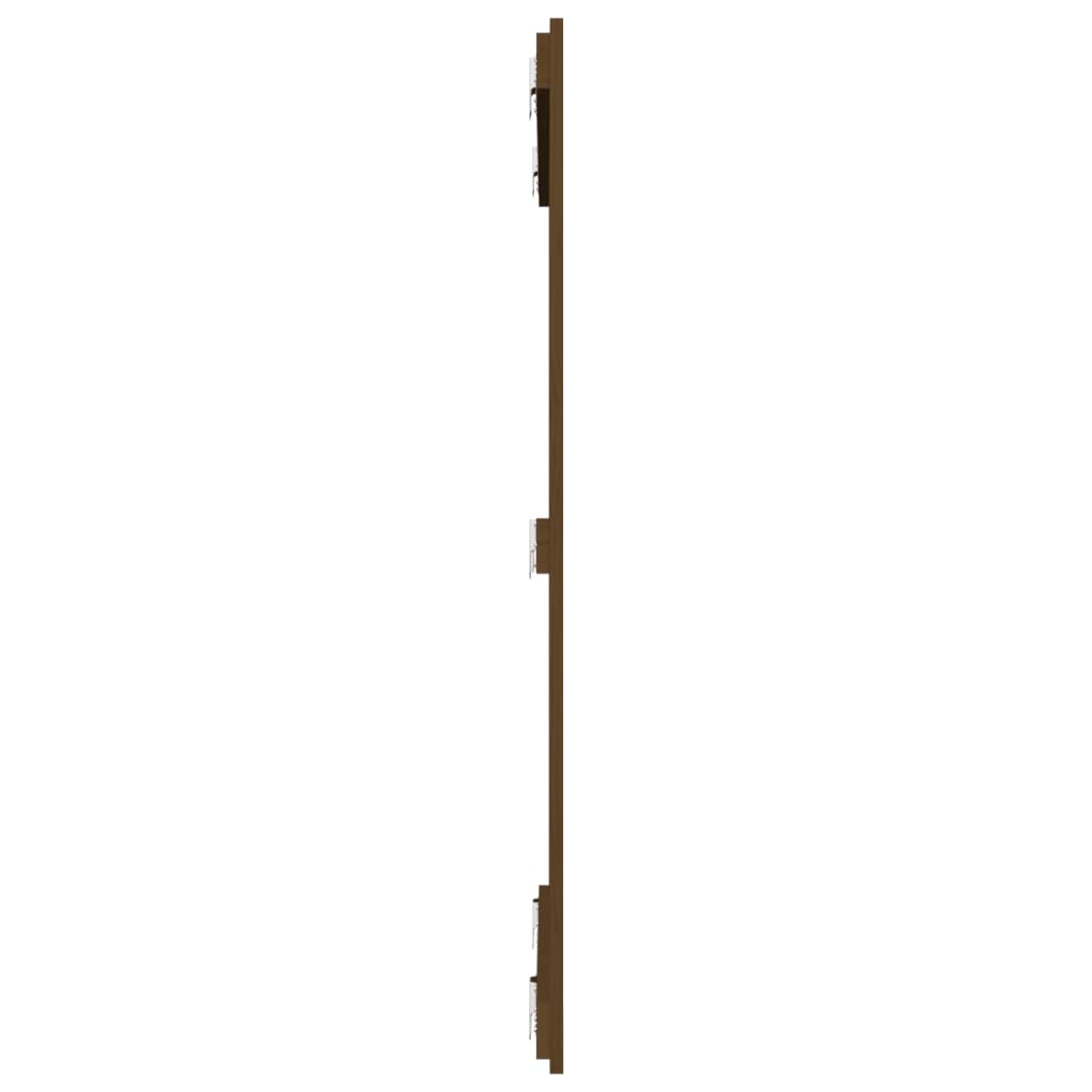 Tête de lit murale Marron miel 95,5x3x110 cm Bois massif de pin Têtes et pieds de lit vidaXL   