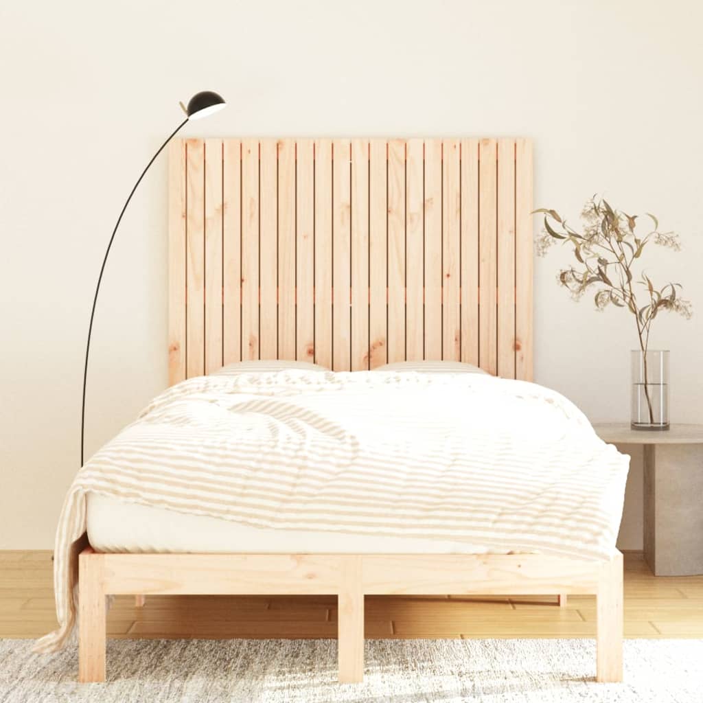 Tête de lit murale 127,5x3x110 cm Bois massif de pin Têtes et pieds de lit vidaXL   