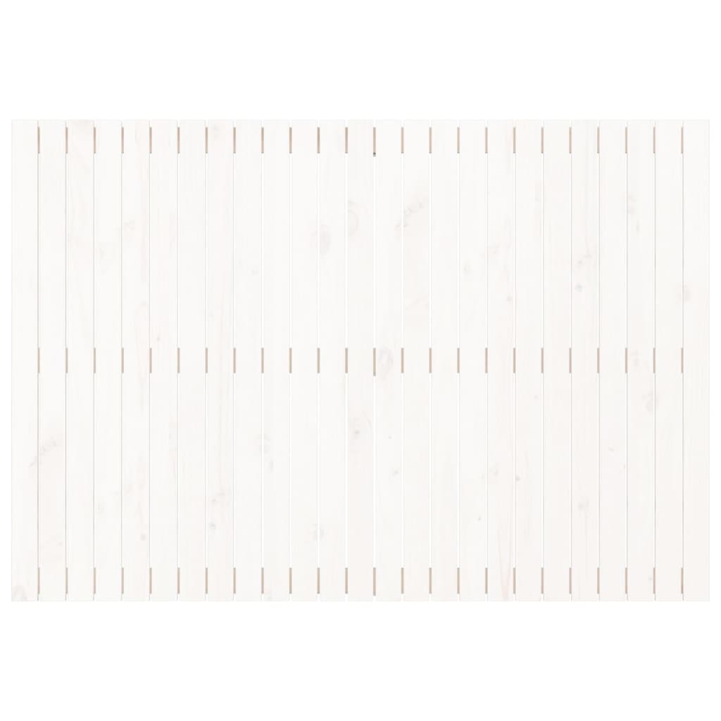 Tête de lit murale Blanc 159,5x3x110 cm Bois massif de pin Têtes et pieds de lit vidaXL   