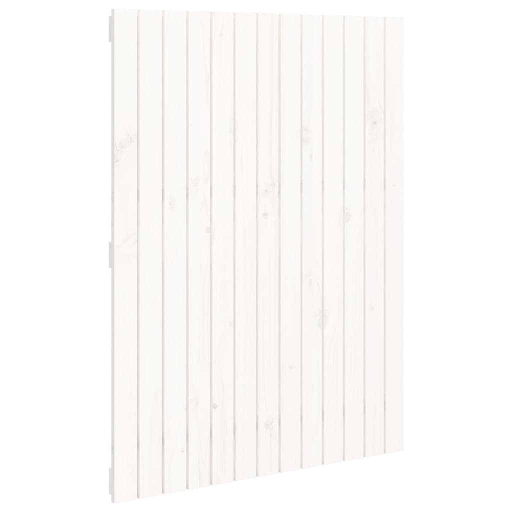 Tête de lit murale Blanc 82,5x3x110 cm Bois massif de pin Têtes et pieds de lit vidaXL   