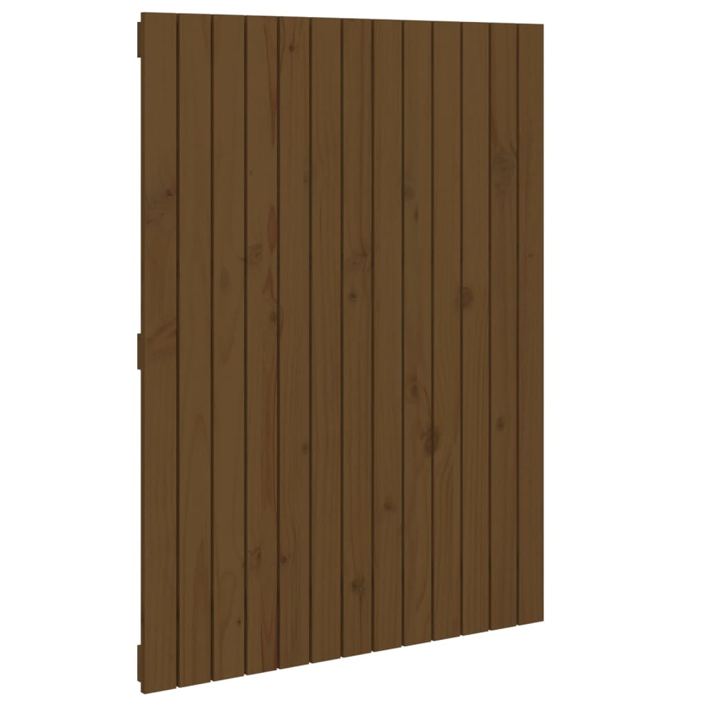 Tête de lit murale Marron miel 82,5x3x110 cm Bois massif de pin Têtes et pieds de lit vidaXL   