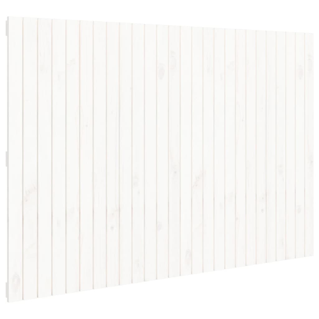 Tête de lit murale Blanc 166x3x110 cm Bois massif de pin Têtes et pieds de lit vidaXL   