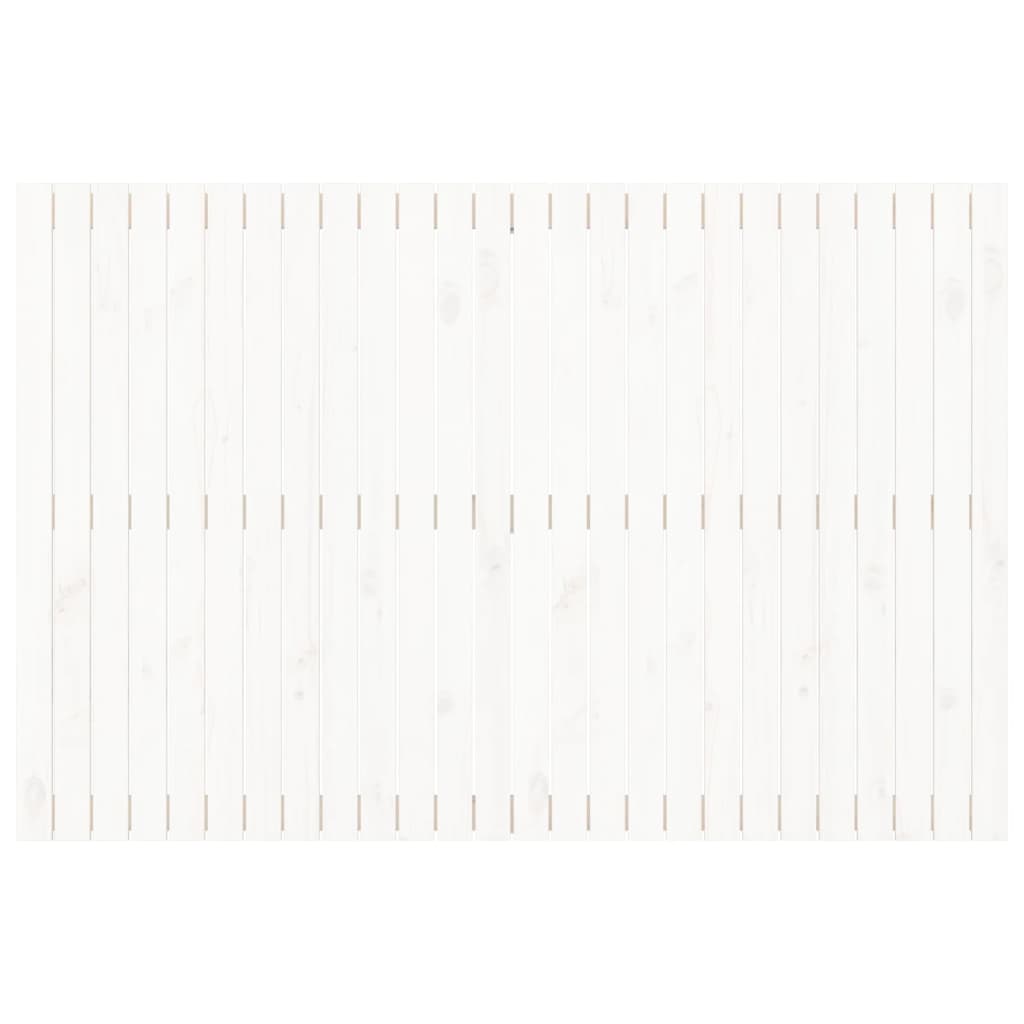 Tête de lit murale Blanc 166x3x110 cm Bois massif de pin Têtes et pieds de lit vidaXL   