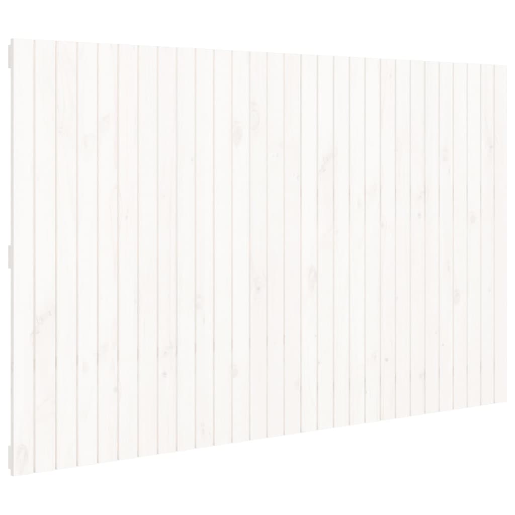 Tête de lit murale Blanc 185x3x110 cm Bois massif de pin Têtes et pieds de lit vidaXL   