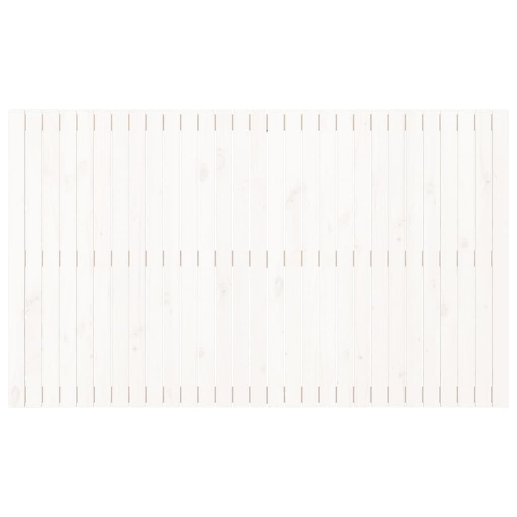 Tête de lit murale Blanc 185x3x110 cm Bois massif de pin Têtes et pieds de lit vidaXL   