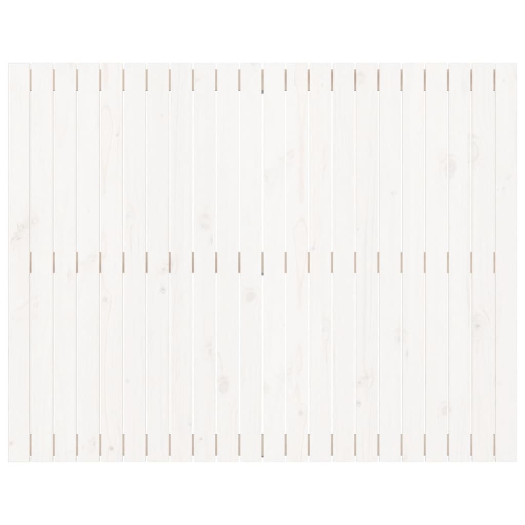 Tête de lit murale Blanc 140x3x110 cm Bois massif de pin Têtes et pieds de lit vidaXL   