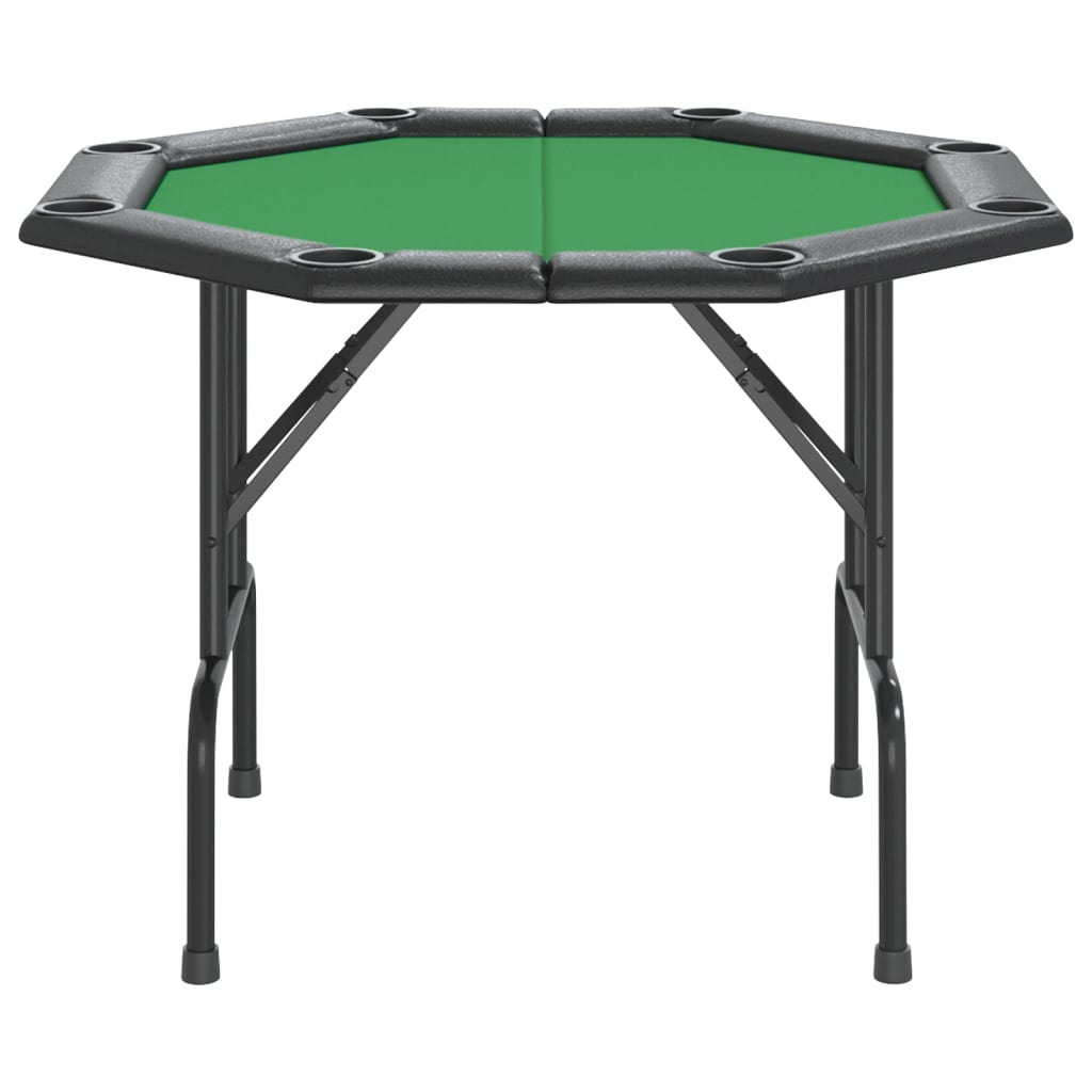 Table de poker pliable 8 joueurs Vert 108x108x75 cm Tables de poker & de jeux vidaXL   