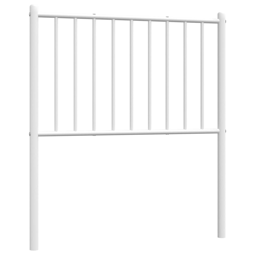 Tête de lit métal blanc 75 cm Têtes et pieds de lit vidaXL   