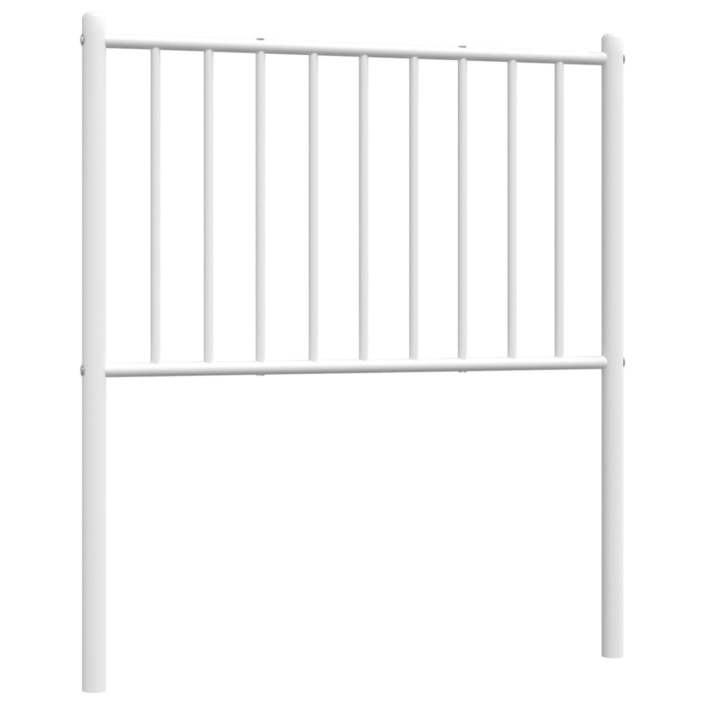 Tête de lit métal blanc 80 cm Têtes et pieds de lit vidaXL   