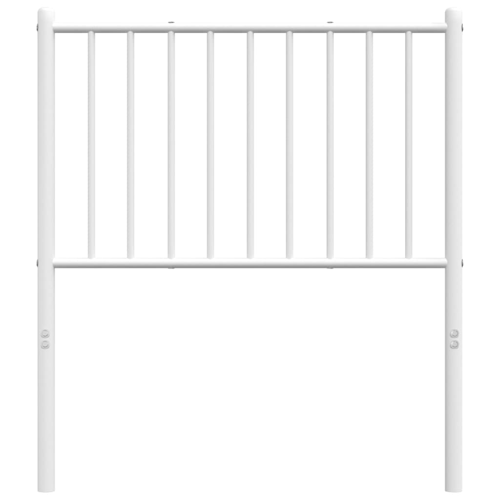 Tête de lit métal blanc 80 cm Têtes et pieds de lit vidaXL   