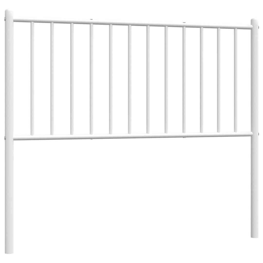 Tête de lit métal blanc 100 cm Têtes et pieds de lit vidaXL   